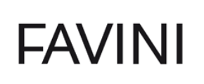 Logo “FAVINI” in nero su sfondo bianco.