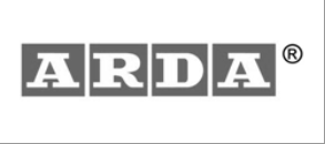 Logo ARDA in lettere grigie su sfondo bianco.