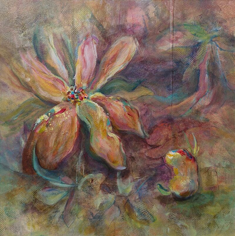 Abstract Mixed media Acrylverf in lagen met paletmes
30 x 30 cm houtpaneel - € 360,-
Joyce van Paassen Art © 2025