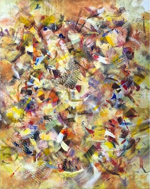 Acryl op linnen doek
40x50 cm, zonder lijst
Onderdeel van de collectie Breaking the Pattern