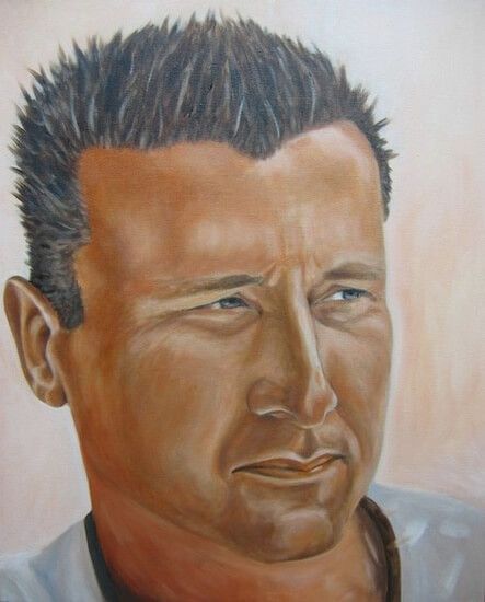 portret olieverf doek