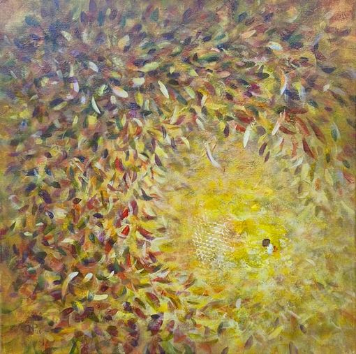Sunlight Leaves abstract acryl op linnen 50x50 cm € 700,-
Joyce van Paassen Art © 2026