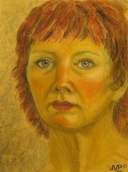 pastel portret