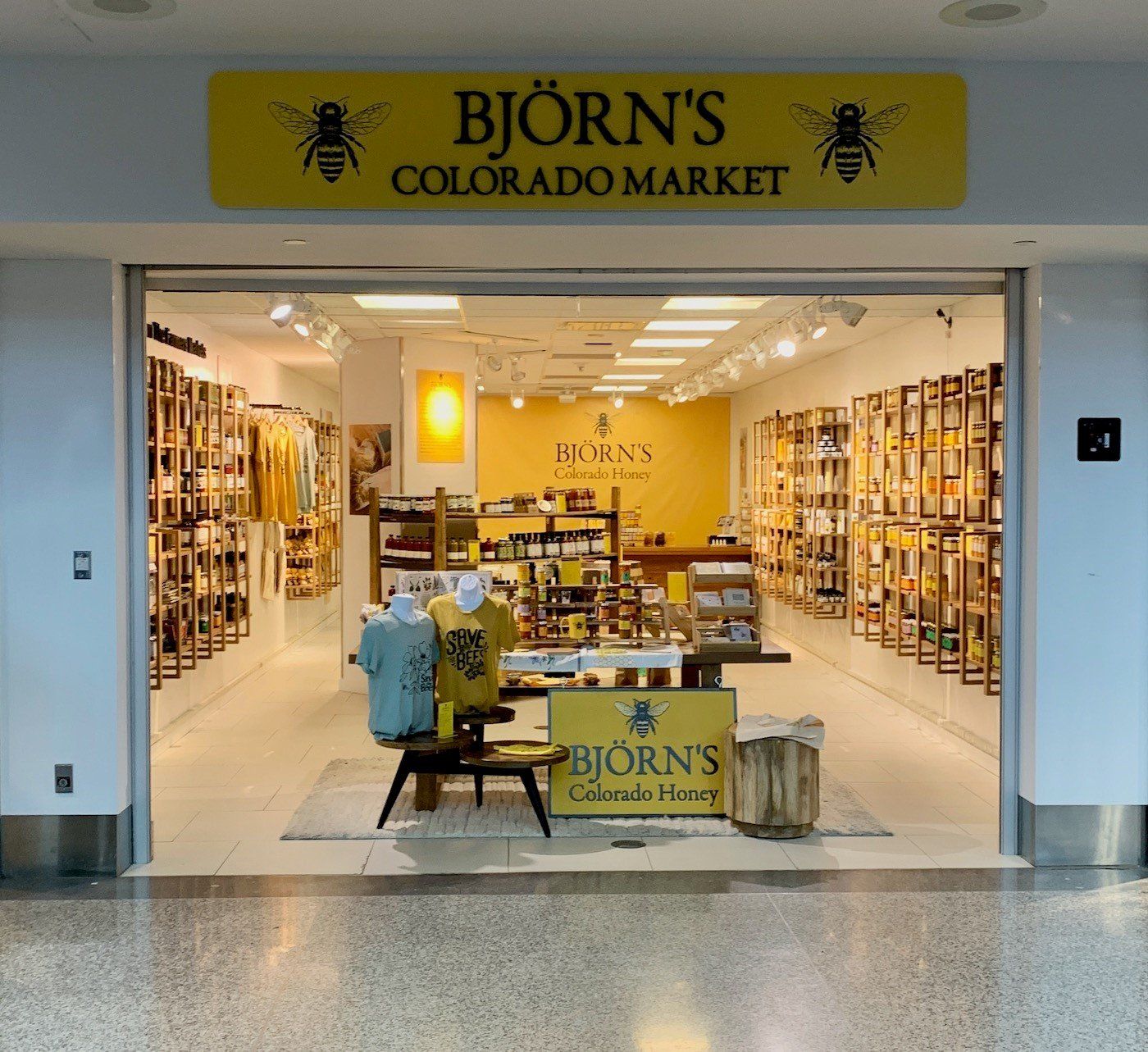 Bjorn's Colorado Honey POP-UP Shop at DEN Airport