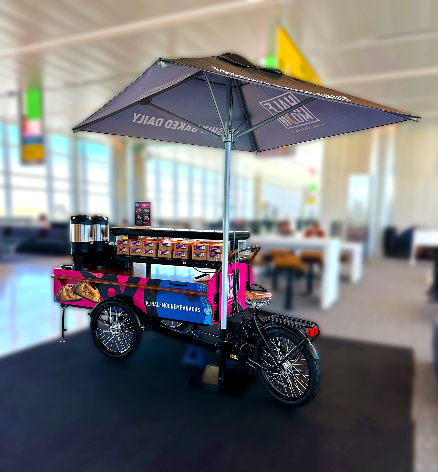Half Moon Cart at DEN Airport
