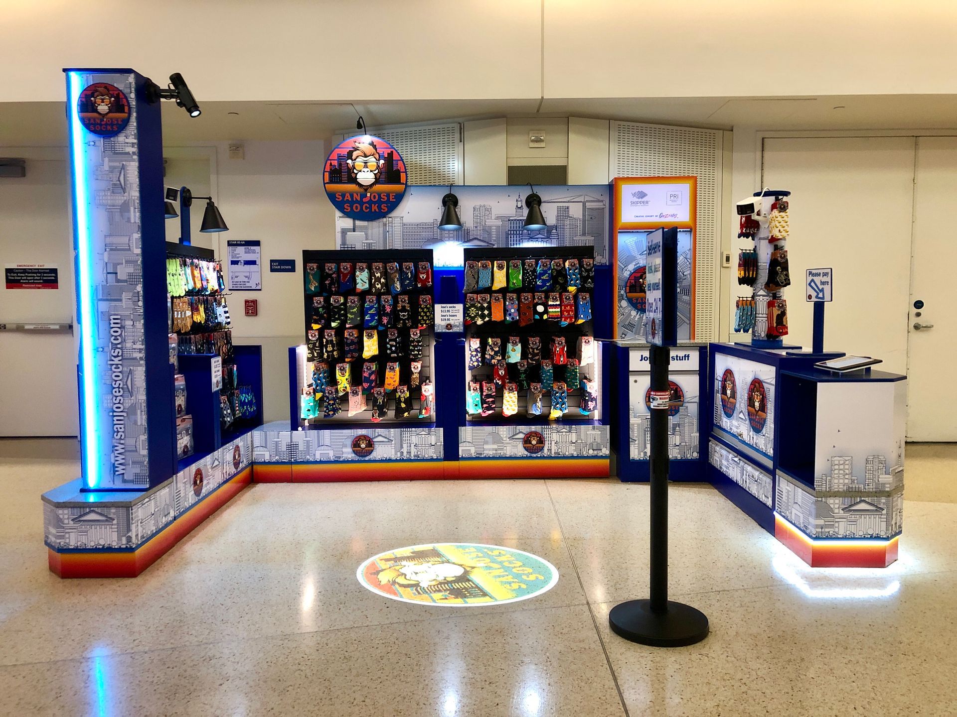 San Jose Socks Self-Serve Kiosk at SJC Airport