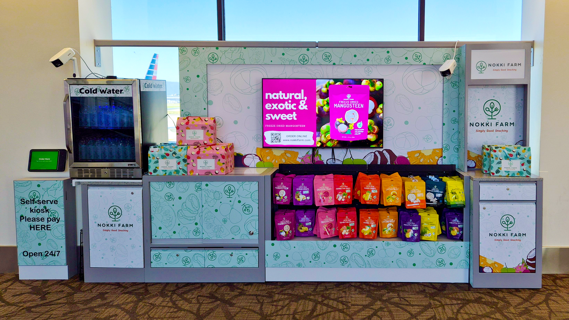 Nokki Farm Kiosk at SJC Airport