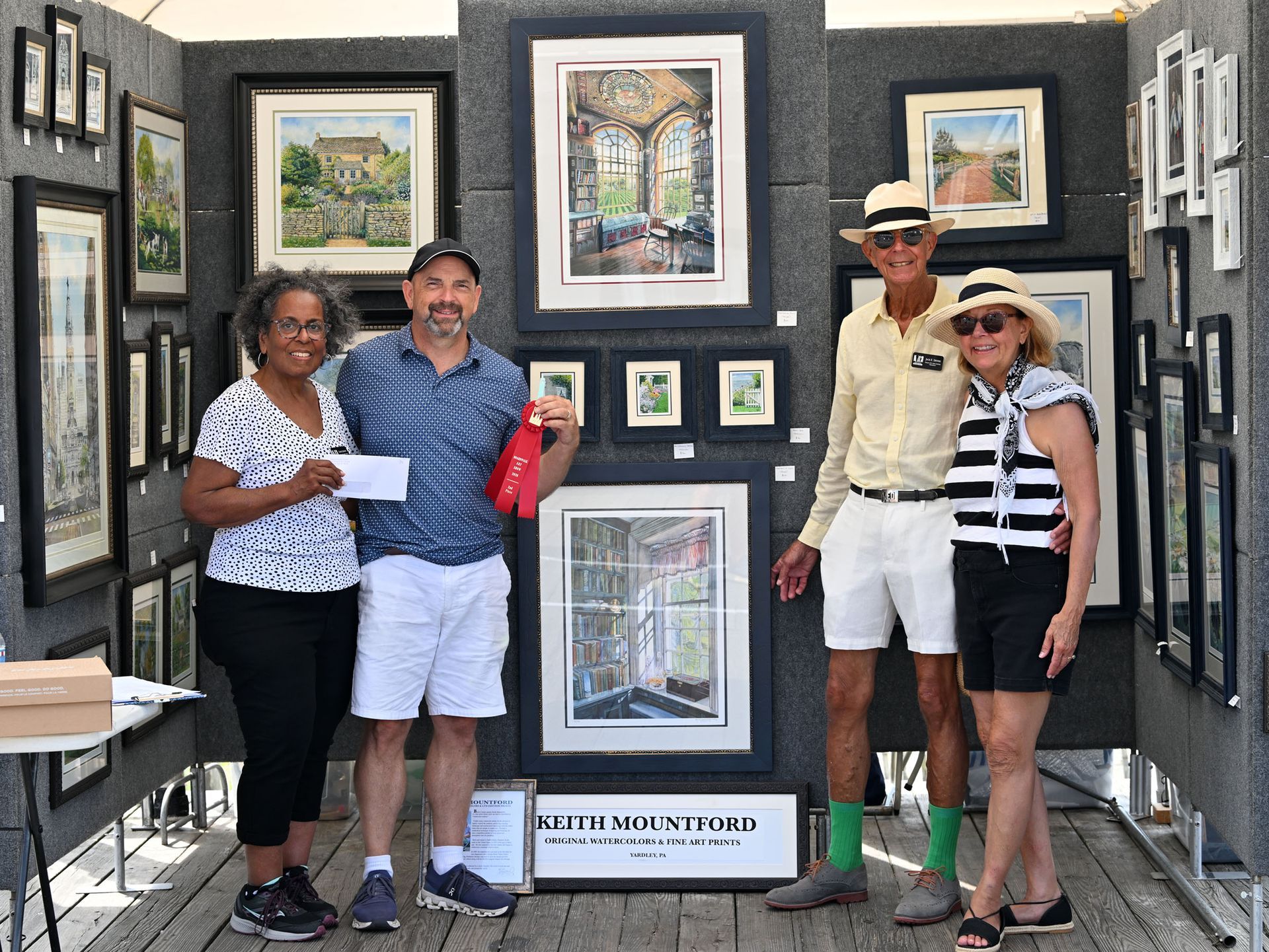Picture of Keith Mountford with Jack Devine, Chase Jackson and Patti Speed