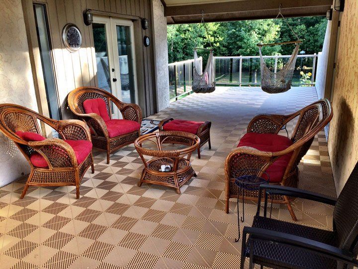 Patio Deck Swisstrax Flooring