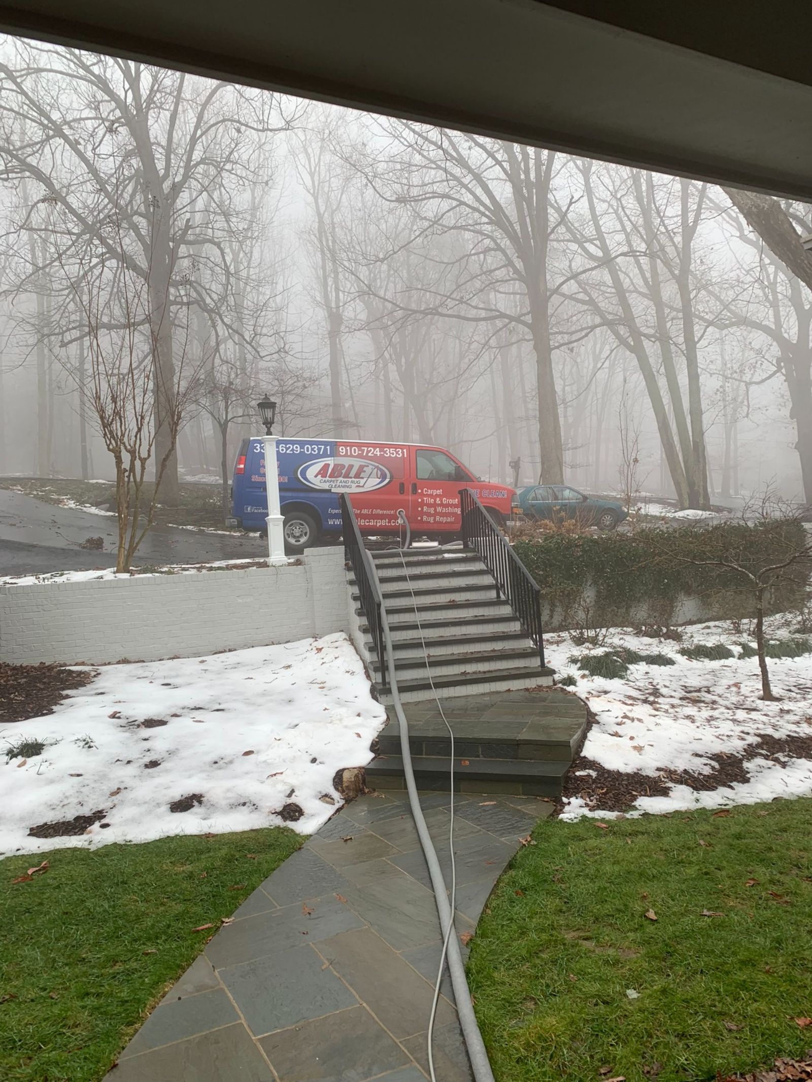 Able Carpet & Rug Cleaning Svc van