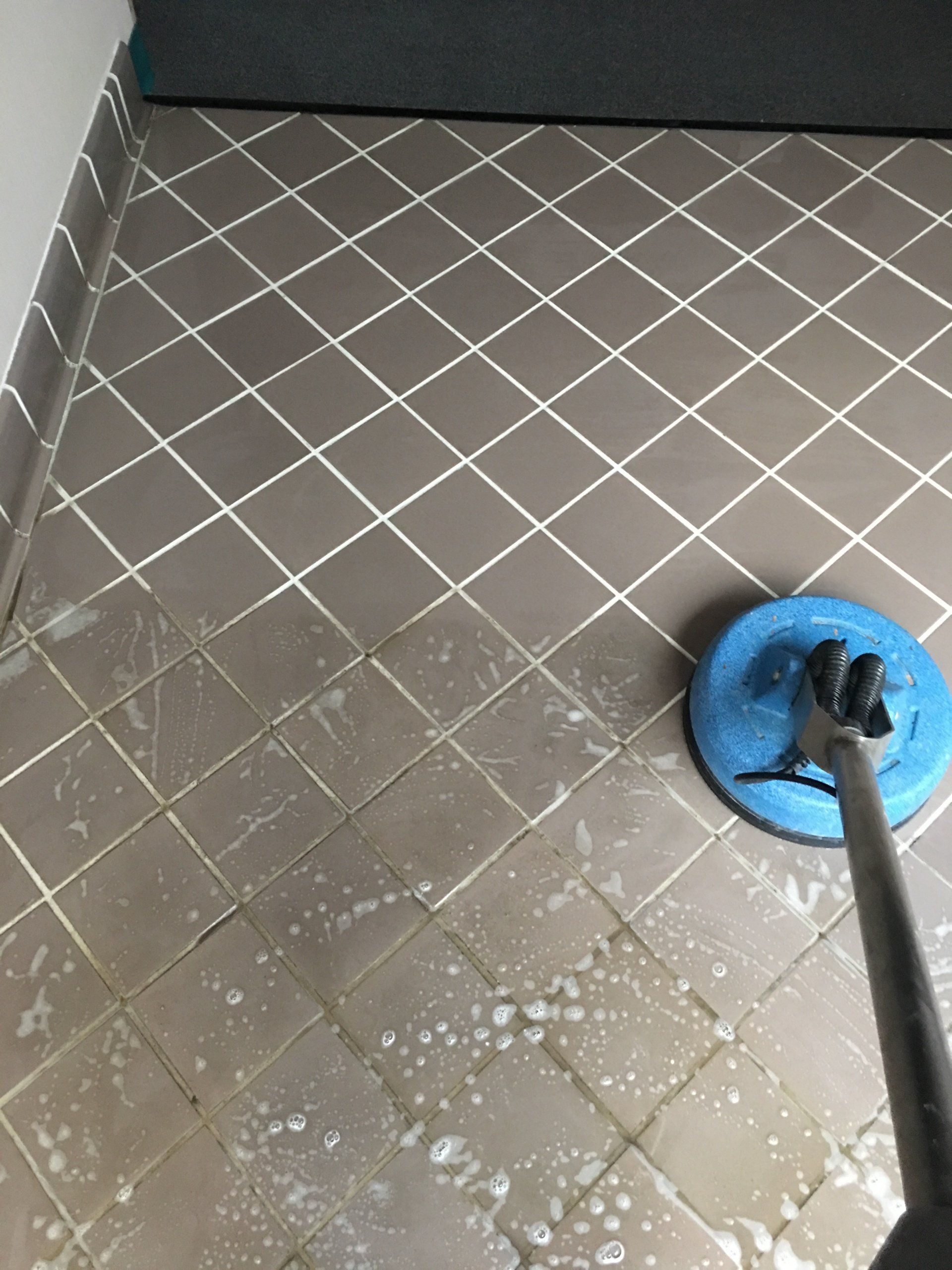 tile floor cleaning