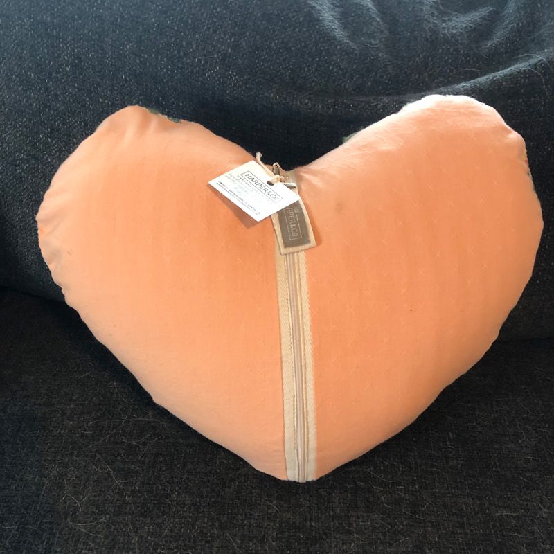Handmade  Heart-Shaped Pillow