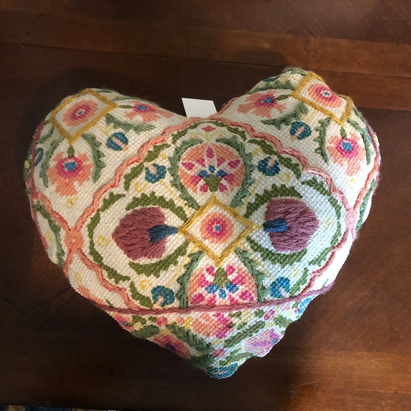 Handmade  Heart-Shaped Pillow