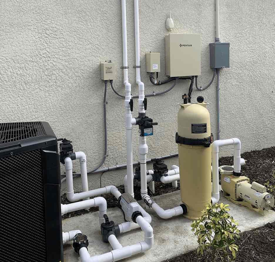 Pool lighting and equipment wired to code