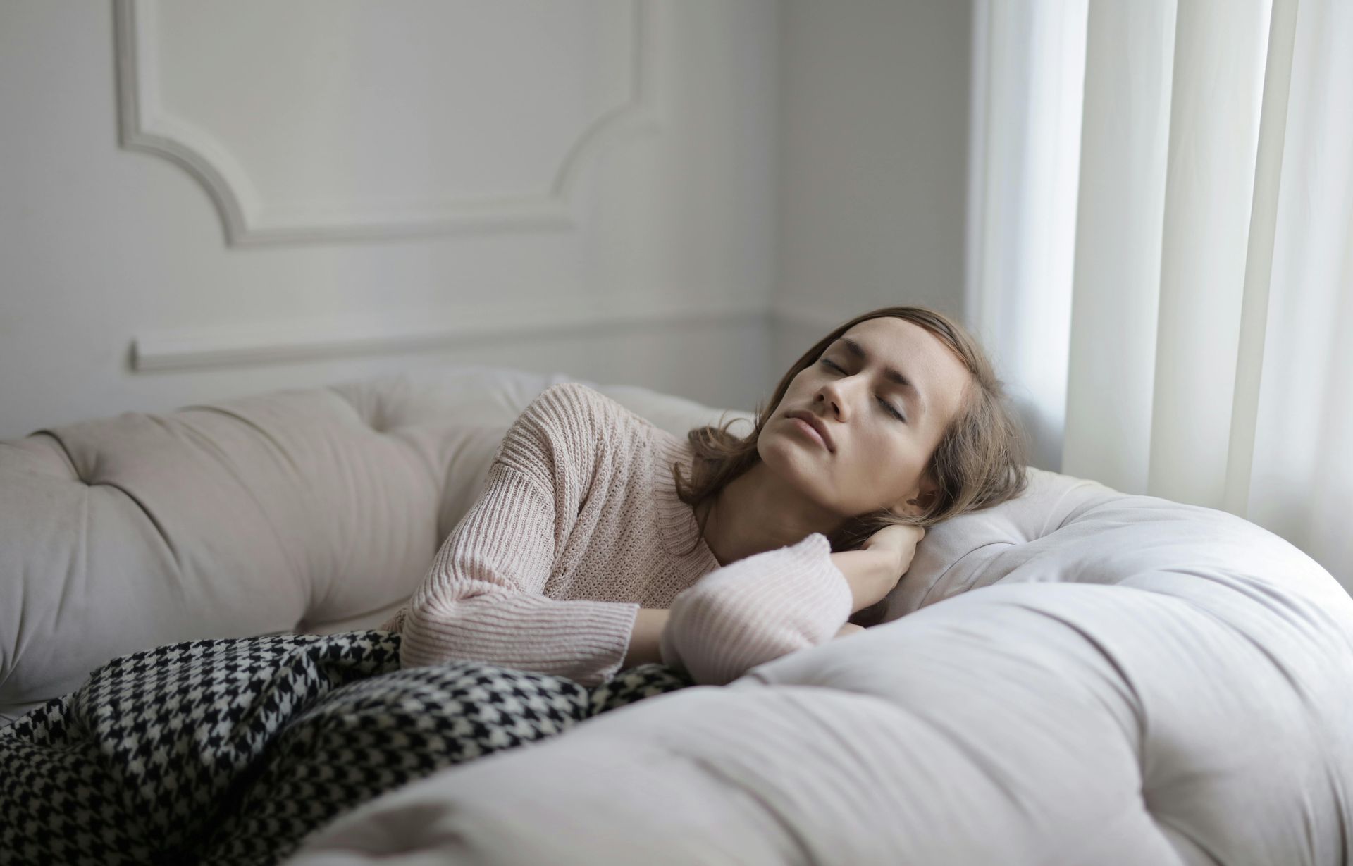 sleeping woman