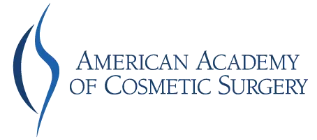 The logo for the american academy of cosmetic surgery