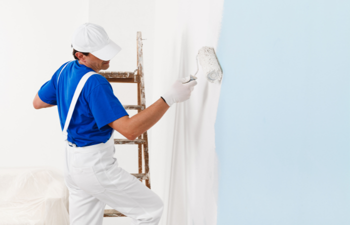 man paint roller long island ny