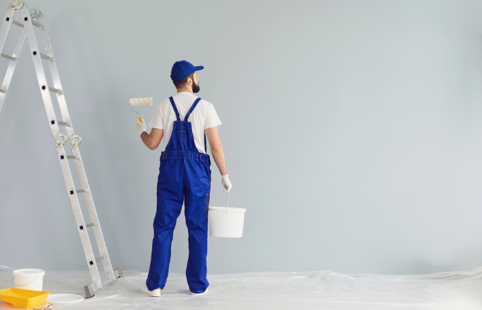 man painting wall long island ny