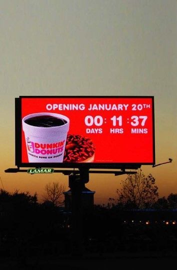DOOH Dunkin Donuts