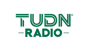 The logo for tudn radio is green and white on a white background.