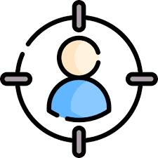 A person is in the center of a target.