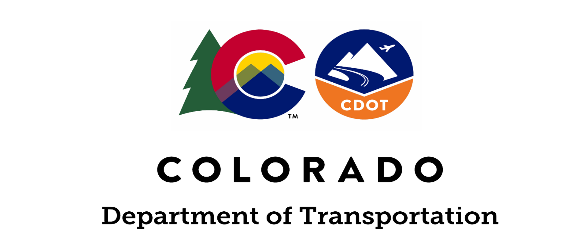 A logo for the colorado department of transportation