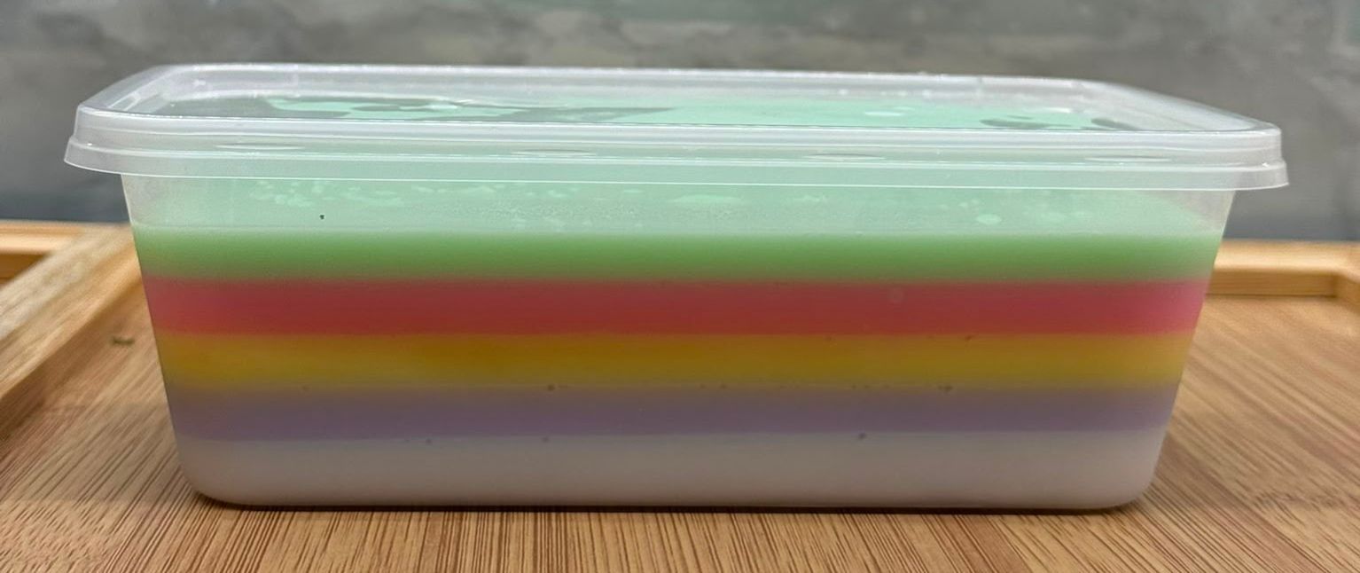 Rainbow Agar agar 彩虹菜燕