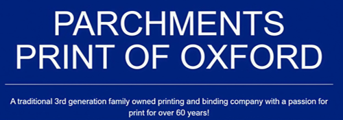 Parchment Prints of Oxford logo