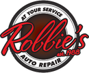 Red logo for "Demo Auto Repair" with wings, stars, and a circular design.