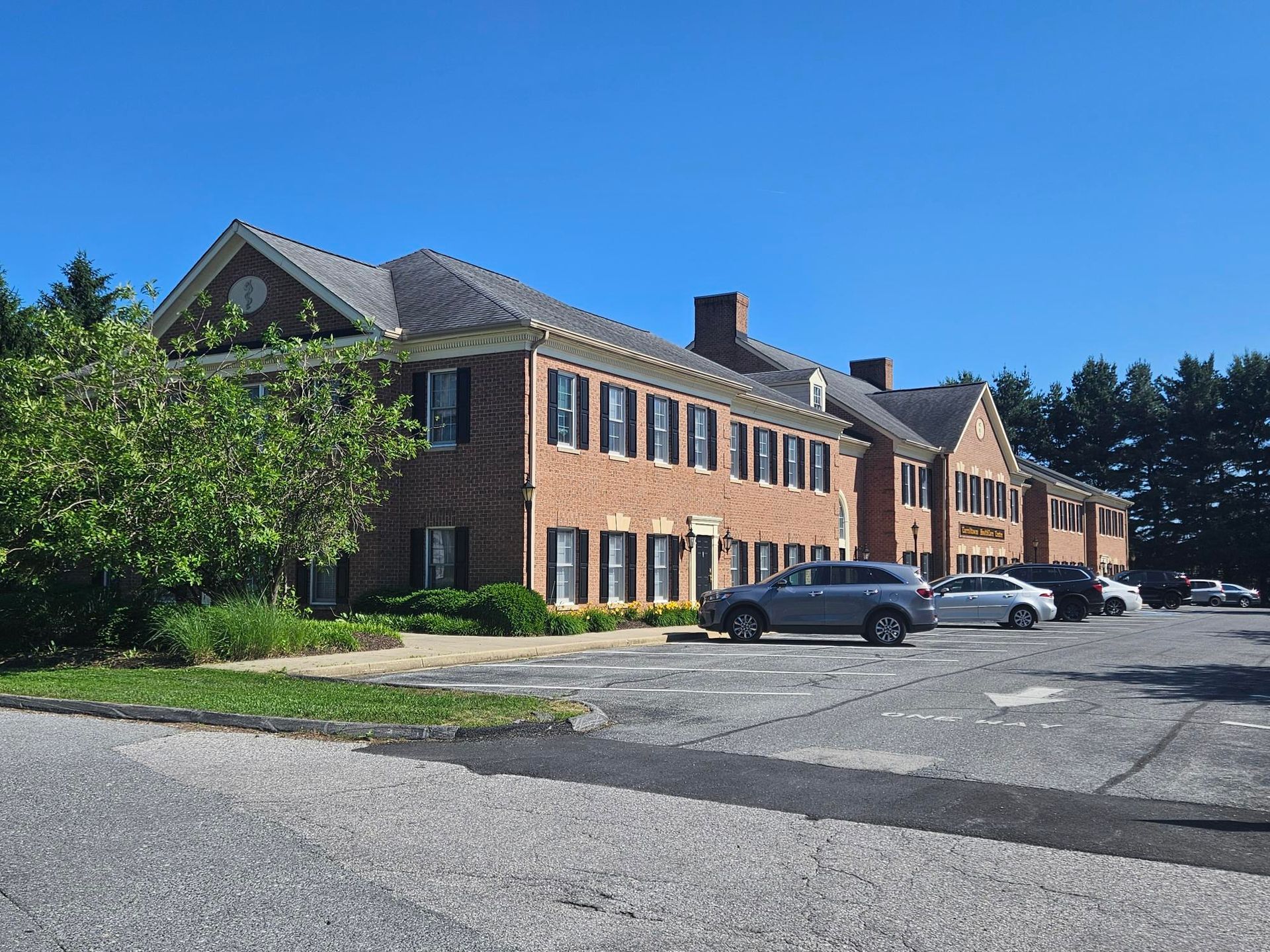 Carroltowne HealthCare Centre Building, 1643 Liberty Rd.  BB's AllCare entrance is the right hand entrance.