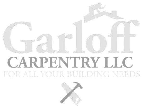 A logo for garloff carpentery llc for all your building needs