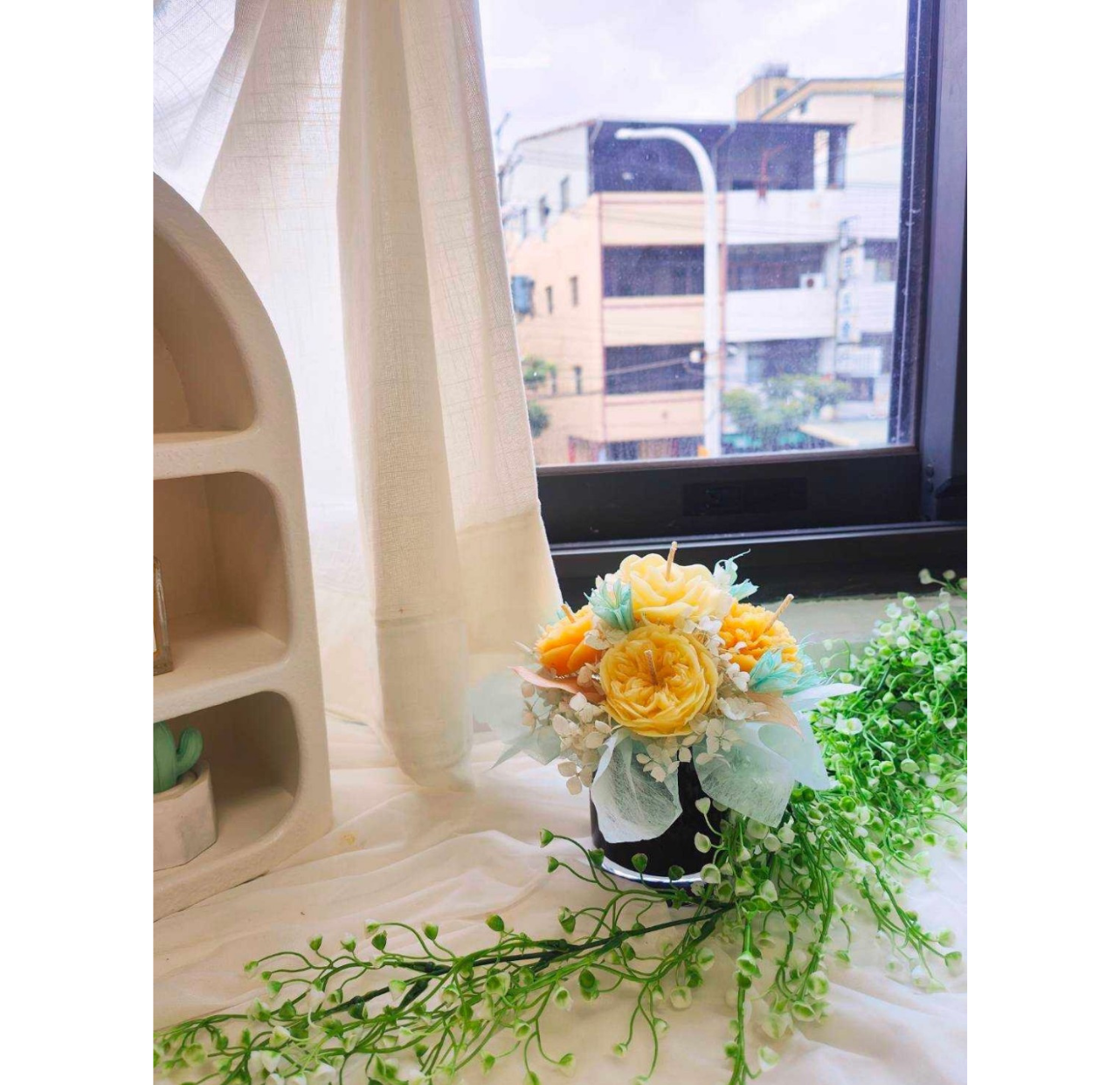 香氛捧花蠟燭