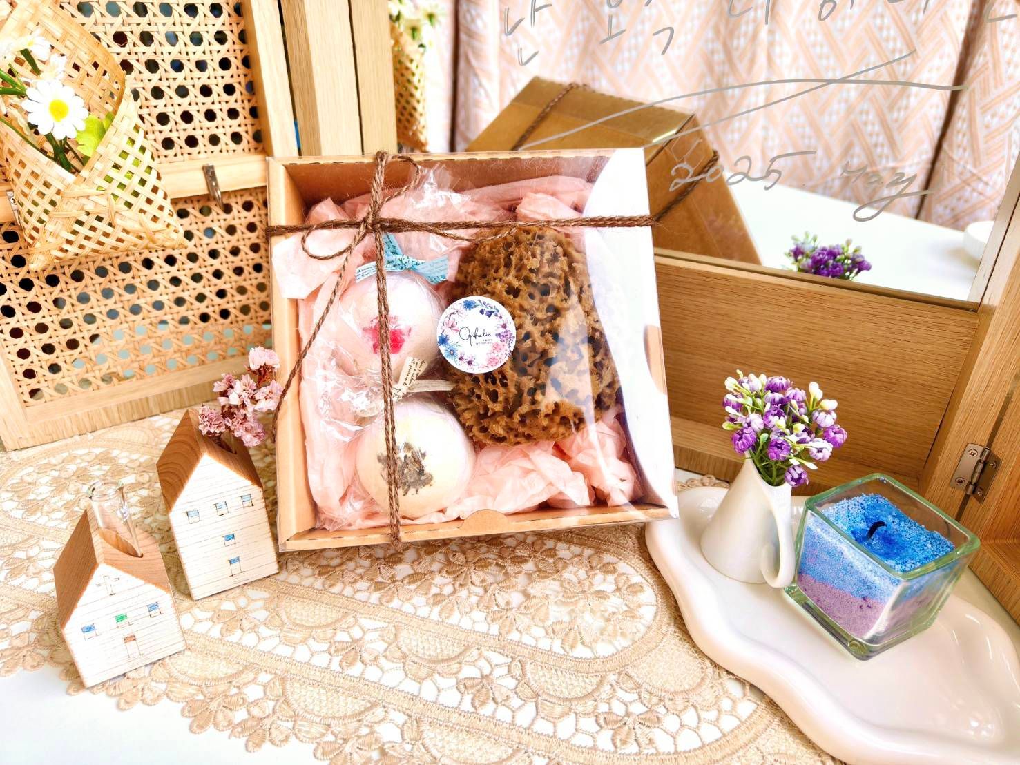 【新品上市】希臘海綿泡澡沐浴組
