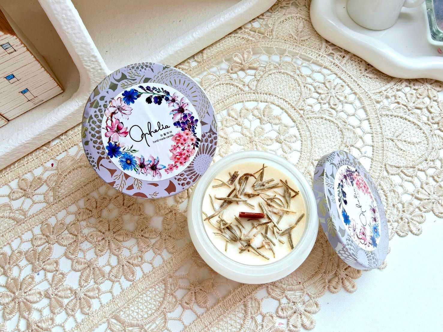 醒腦迷迭香薄荷蠟燭