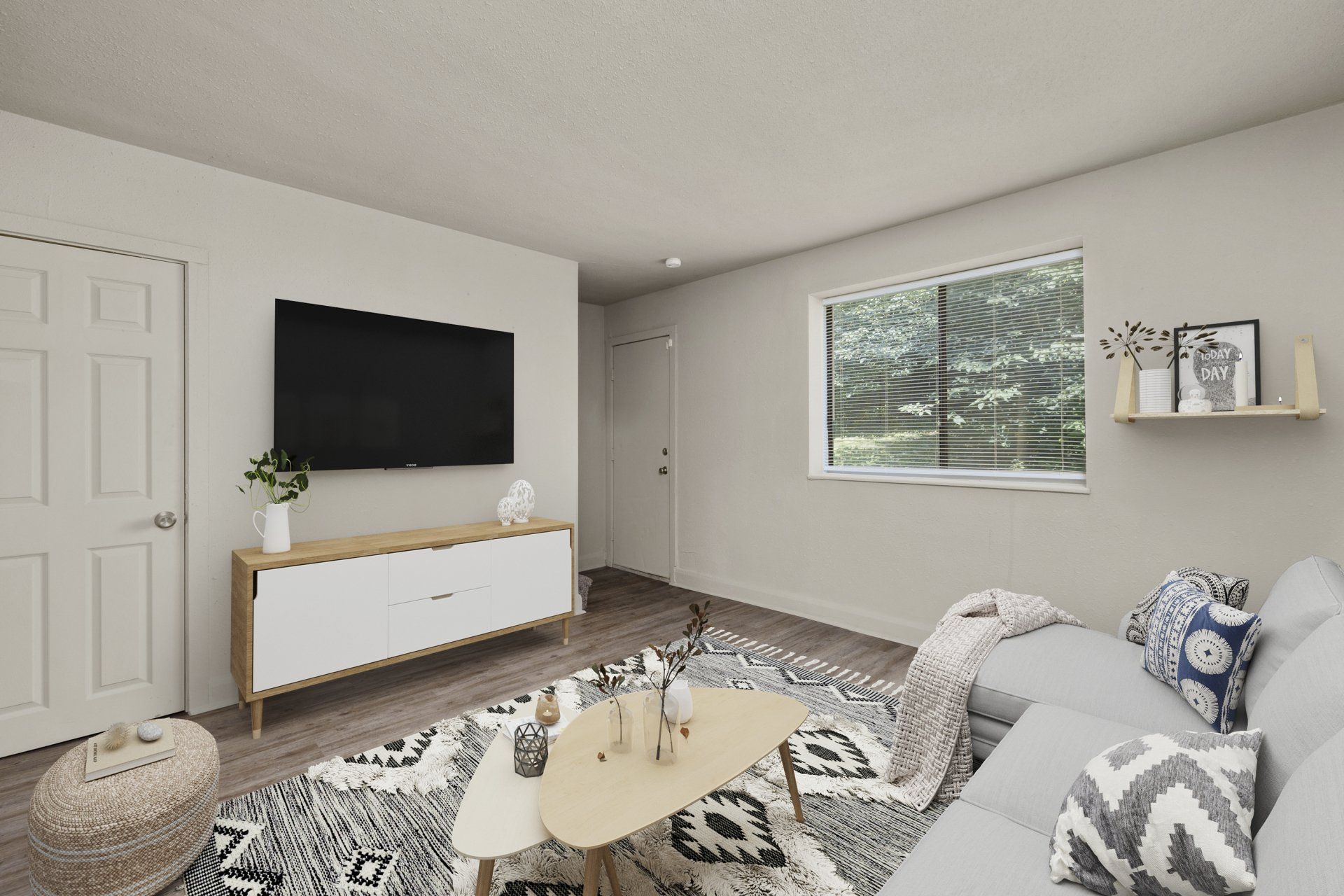 2 bedroom townhome amber terrace living room