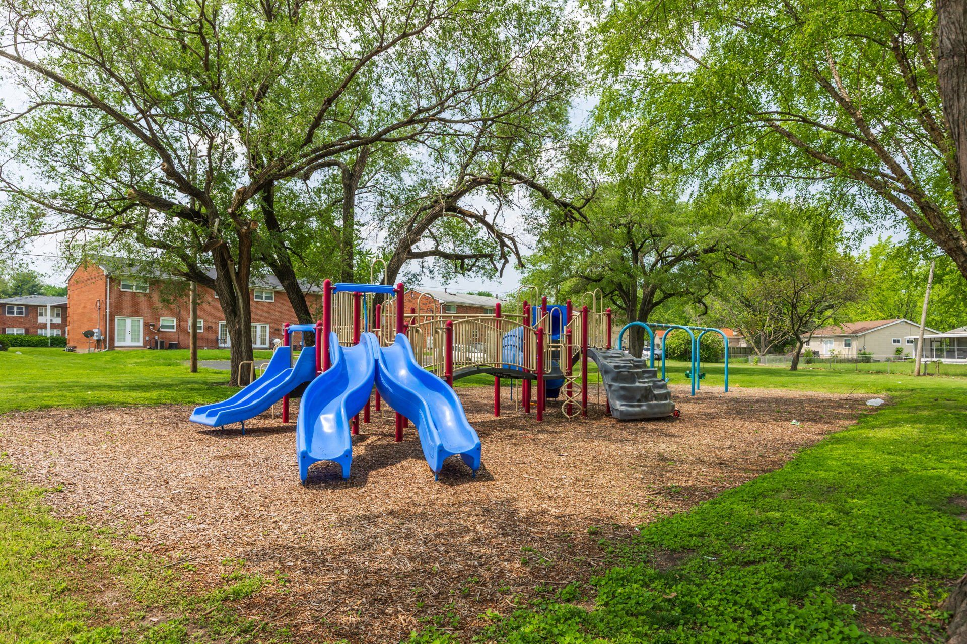Little White Birch Park with playground.