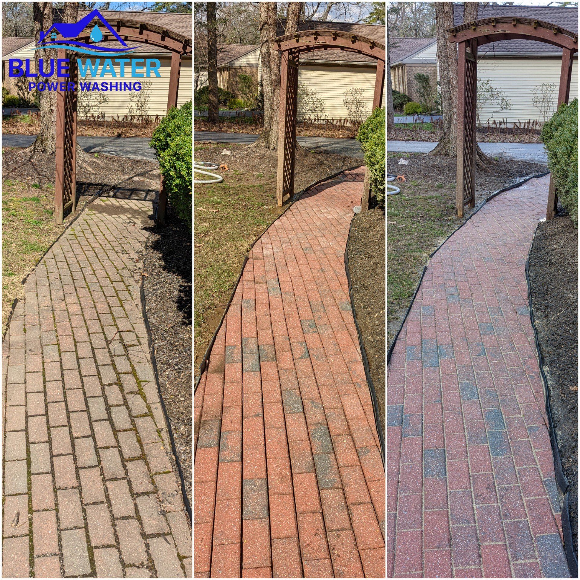 Paver Sanding and Sealing — East Norriton, PA — Blue Water Power Washing