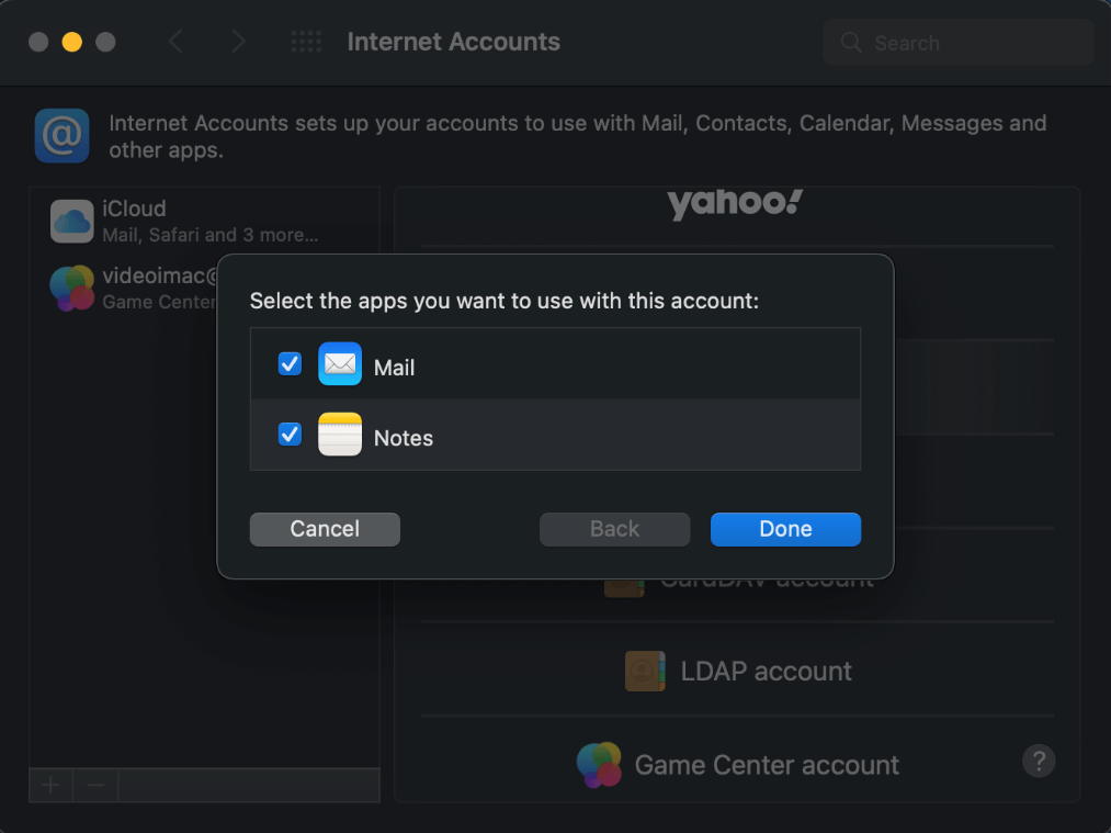 Apple Mail set up step 7