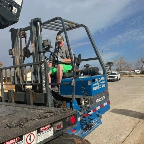 Industrial Lighting — Roof Contractor with Roofing Equiptment in Del City, OK