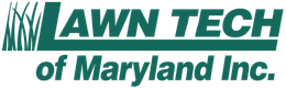 Lawn Tech of Maryland Inc. logo in green text with stylized grass on a white background