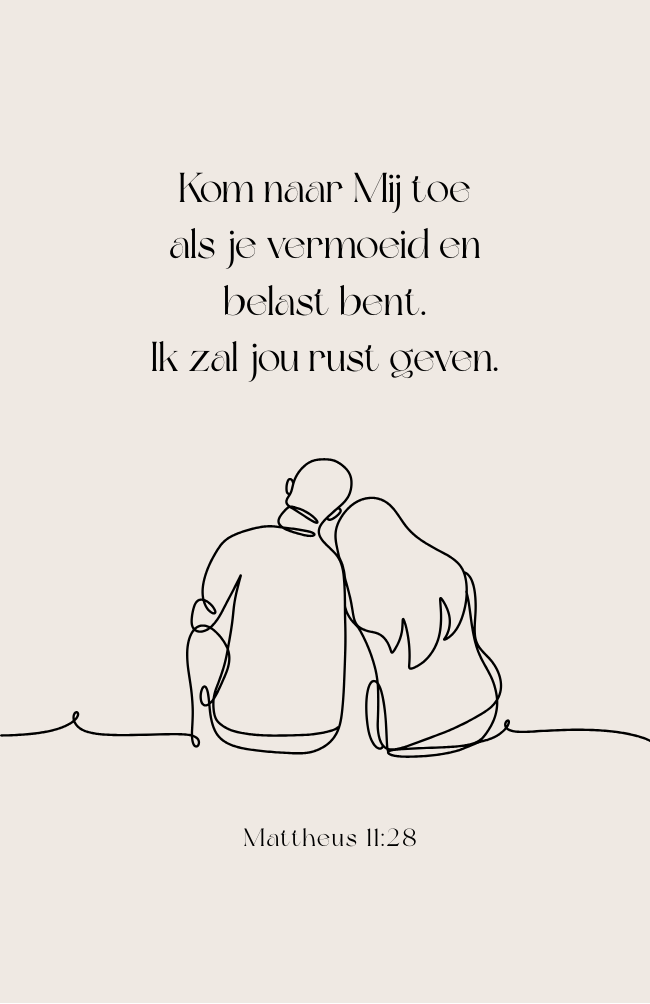 kom naar mij toe als je vermoeid en belast bent