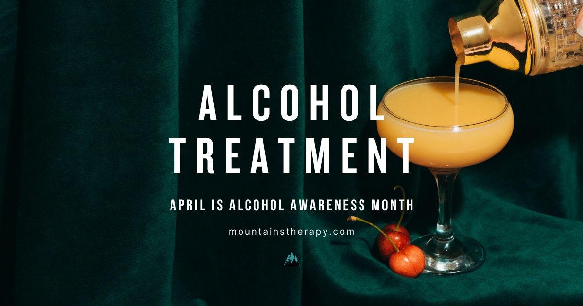 Counselor treating alcohol in counseling.