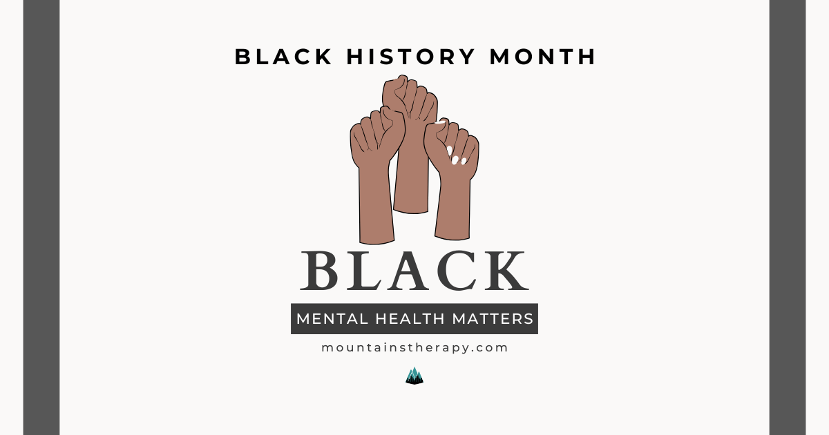 Therapists with firsts up celebrating black mental health.