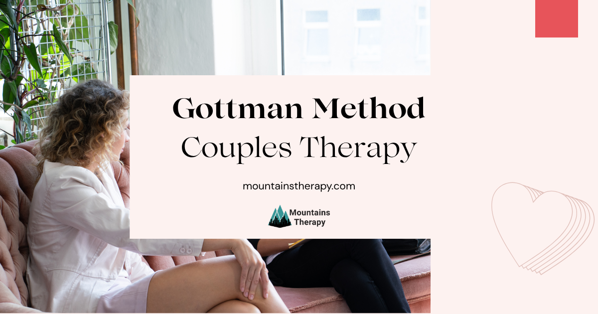 Woman looking out window, title: Gottman Method Couples Therapy.
