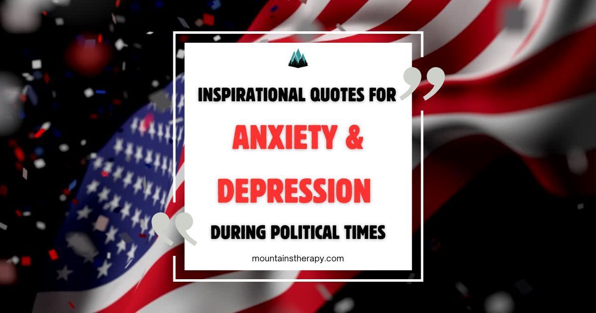 Counselor helping a person cope with anxiety and depression.