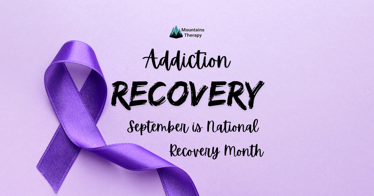 Purple ribbon with