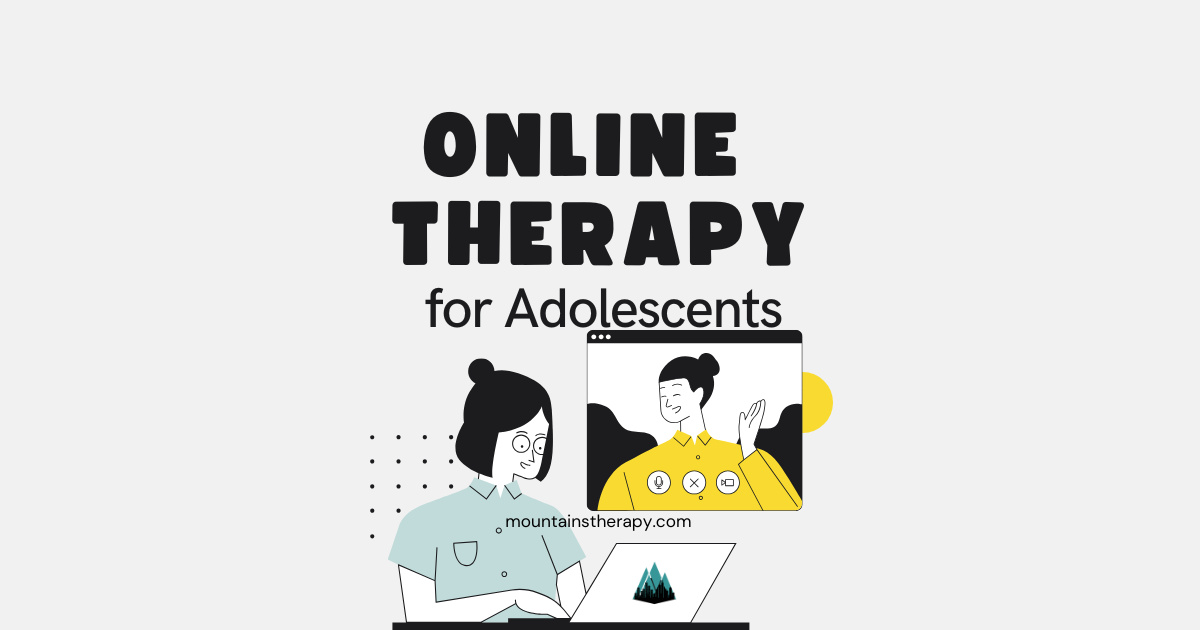 Online Counseling with Adolescent and counselor.