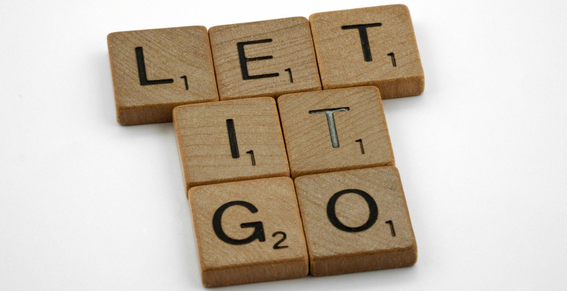 Scrabble tiles spell 