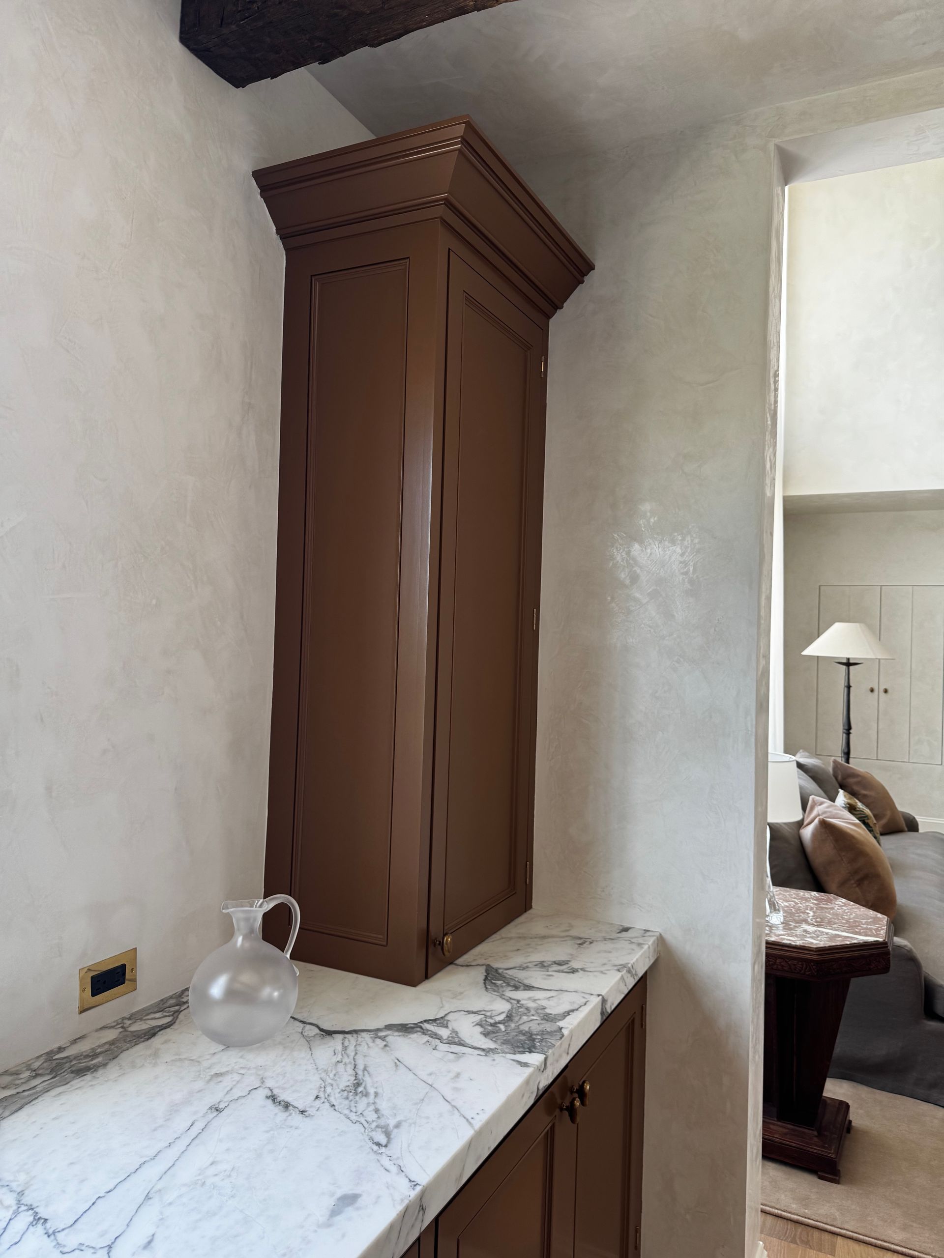Venetian plaster detail