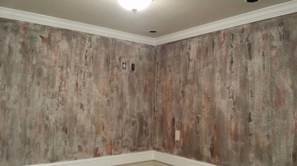 Venetian plaster warm textured wall Oregon